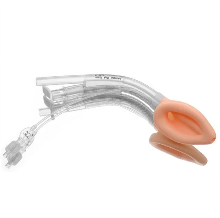 Jetab PVC Ranfòse Double Lumen Laryngeal Mask Airway